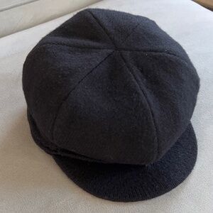 Polo Ralph Lauren Men Black Wool Flat Cap